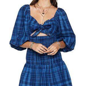 Ramy Brooks Plaid Minidress